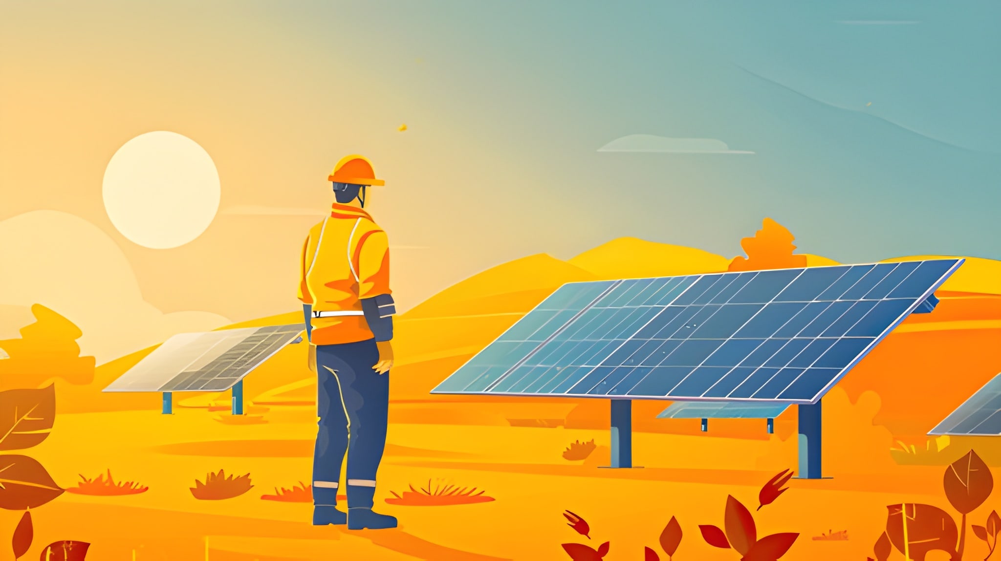 Solar panel installation