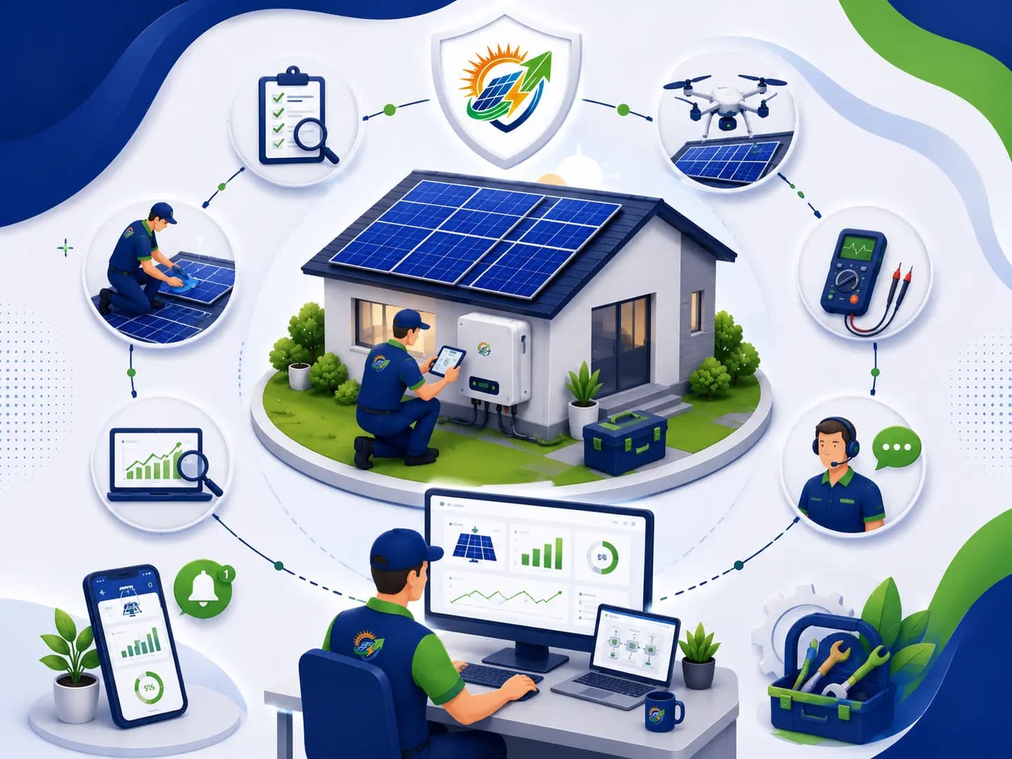 Solar Maintenance & Performance Monitoring